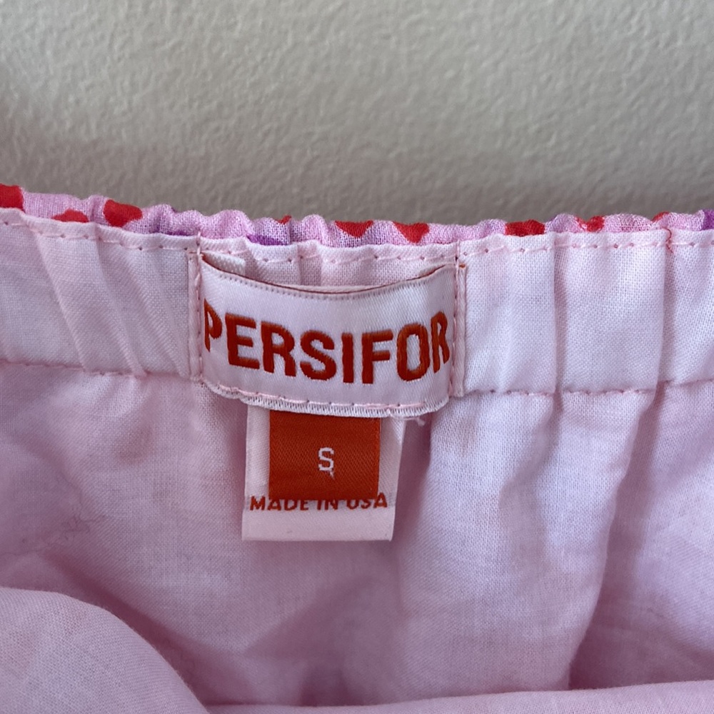 Tuckernuck Persifor- Pink & Lavender Ruffle Hem Midi Dress - Picture 8 of 13